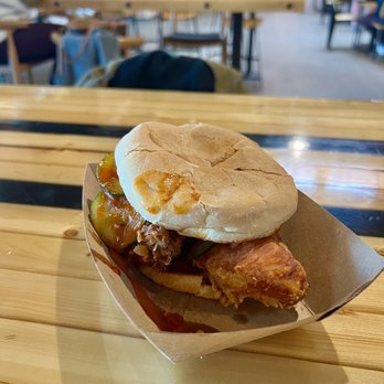 Edgewater Public Market - Lucky Bird Co chicken sandwich - Bars Near Me - Edgewater, Colorado Edgewater Public Market - Lucky Bird Co chicken sandwich - Bars Near Me - Edgewater, Colorado