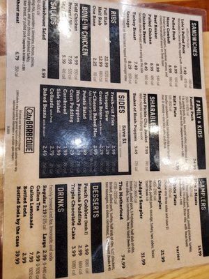 Menu photo 2 City Barbeque Charlotte, NC Menu photo 2 City Barbeque Charlotte, NC