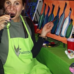 Yaymaker - Drinking wine while painting wine -- Such irony!