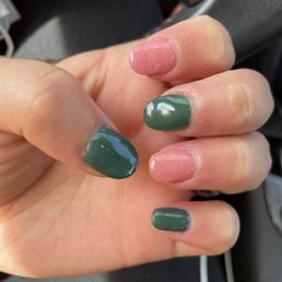 Powdered dip mani