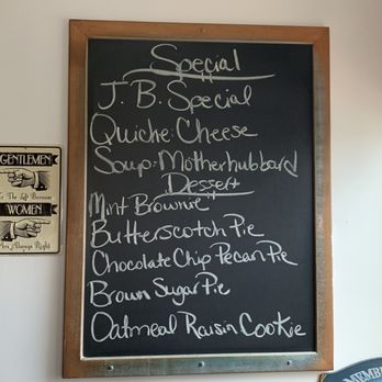 James Burke House Eatery - a menu on a blackboard - American Near Me - Covington, Virginia James Burke House Eatery - a menu on a blackboard - American Near Me - Covington, Virginia
