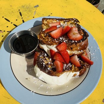 Three Little Birds - Goat cheese stuffed French toast - Breakfast & Brunch Near Me - Charleston, South Carolina Three Little Birds - Goat cheese stuffed French toast - Breakfast & Brunch Near Me - Charleston, South Carolina
