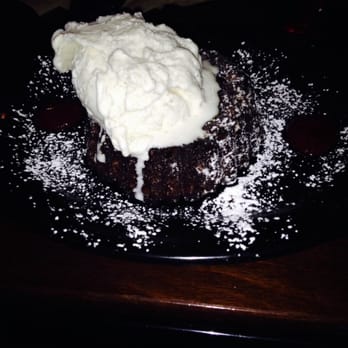 Congregation Brewery & Cocina - Chocolate lava cake w/ raspberry sauce on side :) - Pubs Near Me - Pasadena, California