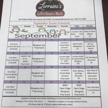 Lorraines Coffee House & Music - Music Venues Near Me - Garner, North Carolina Lorraines Coffee House & Music - Music Venues Near Me - Garner, North Carolina
