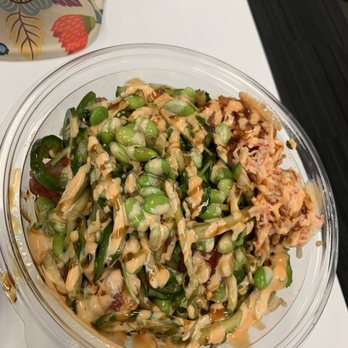 Hawaii Poke Bowl - Poke bowl with spicy tuna and salmon in spicy ponzu sauce! - Poke Near Me - Eagan, Minnesota