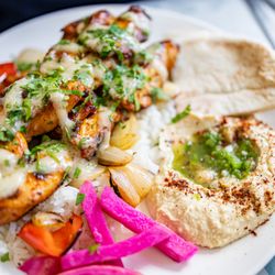Beit Rima - Chicken Shish Tawook Plate ($25)