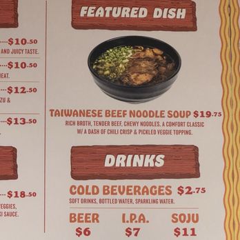 Bear Noodle Bar - Menu - Noodles Near Me - Big Bear Lake, California
