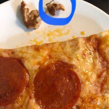 Brother Bruno's Pizza - Piece of wire in blue - Pizza Near Me - Mount Pocono, Pennsylvania