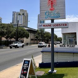 Garbos - Look for this sign & pull in for a TASTY LOBSTER ROLL~
