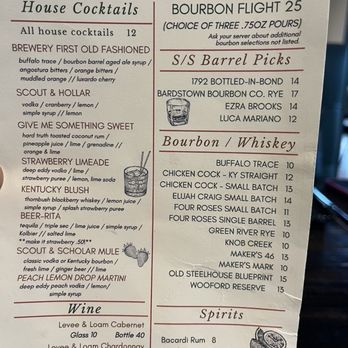 Scout & Scholar Brewing - Drink Menu - Brewpubs Near Me - Bardstown, Kentucky Scout & Scholar Brewing - Drink Menu - Brewpubs Near Me - Bardstown, Kentucky