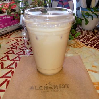 Alchemist Coffee Project - Iced Lavender Milk Tea $5.75 (04/02/21). @AlchemistCoffeeProject @Koreatown #Coffee #Tea #Pastries - Coffee & Tea Near Me - Los Angeles, California