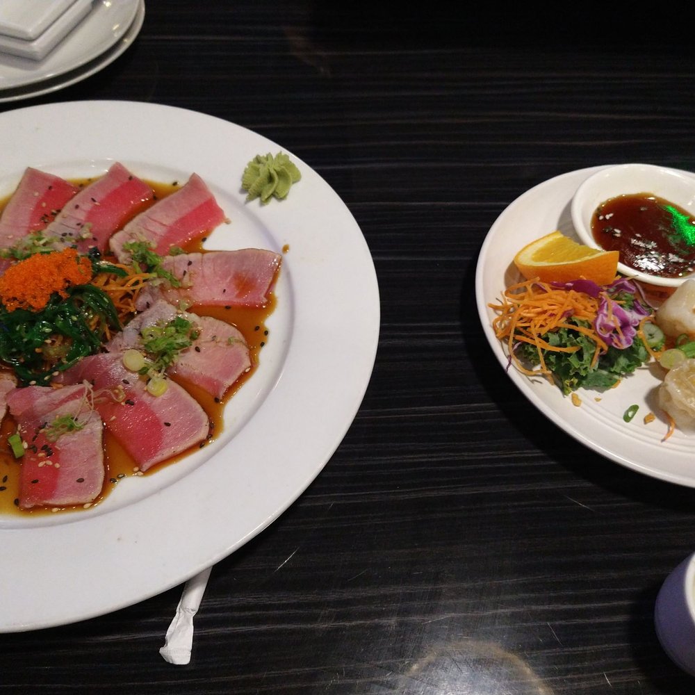 Sam's Sushi - Tuna tataki and shrimp dumplings - Sushi Bars Near Me - Pinellas Park, Florida Sam's Sushi - Tuna tataki and shrimp dumplings - Sushi Bars Near Me - Pinellas Park, Florida