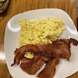 Bacon and scrambled eggs Bacon and scrambled eggs