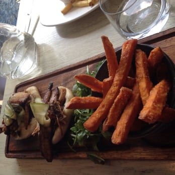 Bay Restaurant - Pork belly slider and sweet pot fries!!! - Modern European Near Me - Dublin, D