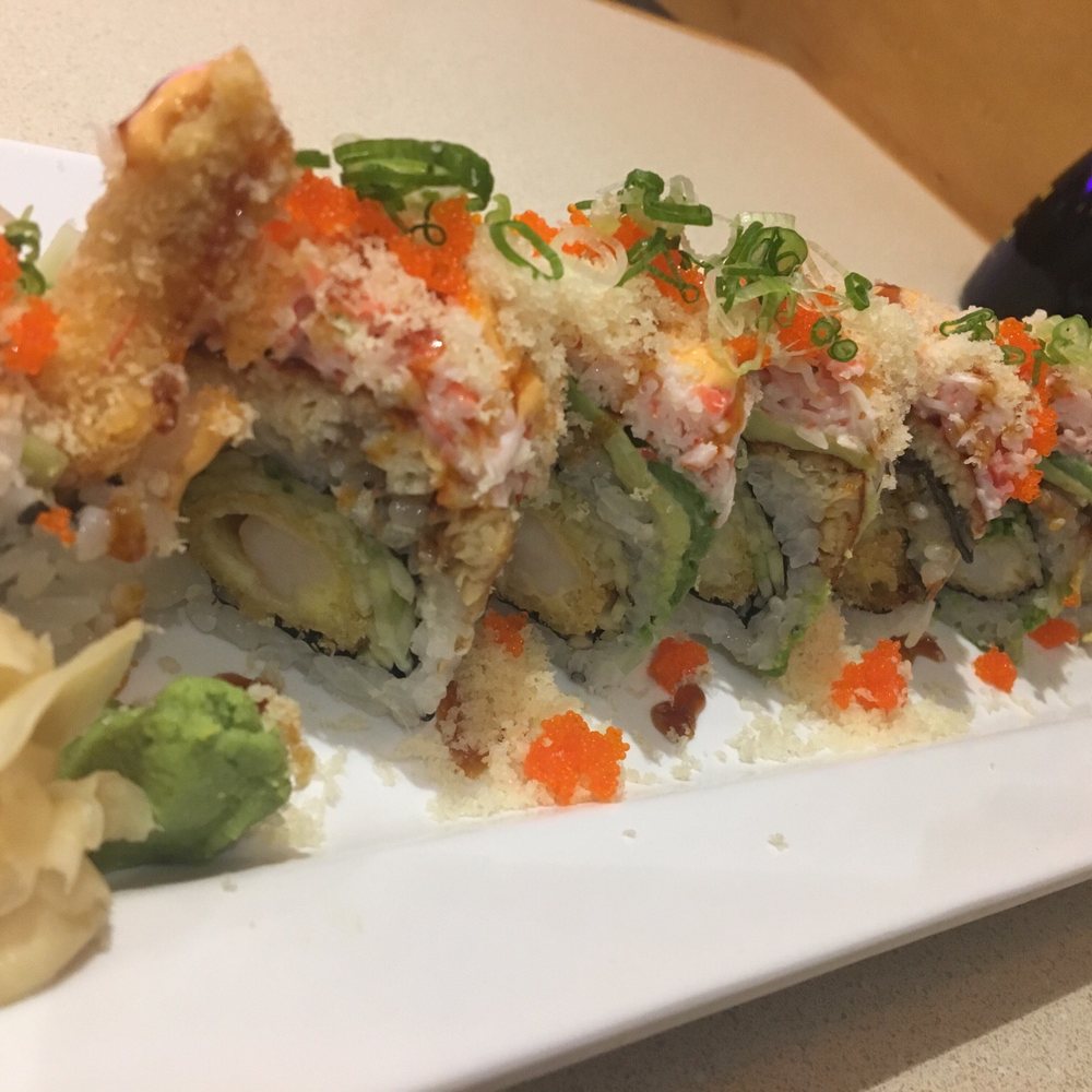 Rainbow Sushi - Tokyo crunchy dragon roll - Sushi Bars Near Me - Germantown, Maryland Rainbow Sushi - Tokyo crunchy dragon roll - Sushi Bars Near Me - Germantown, Maryland