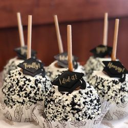 Rocky Mountain Chocolate Factory - Let us help with your next celebration. Graduation apples.