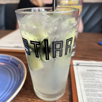 STIRR - Cucumber Lime Spritz (NON-ALCOHOLIC) - Cocktail Bars Near Me - Dallas, Texas STIRR - Cucumber Lime Spritz (NON-ALCOHOLIC) - Cocktail Bars Near Me - Dallas, Texas