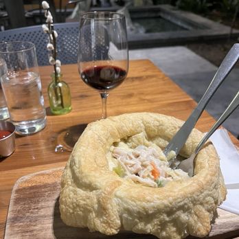 Blue Table Wine and Cheese Bar - Chicken Pot Pie (Special) - Wine Bars Near Me - Agoura Hills, California