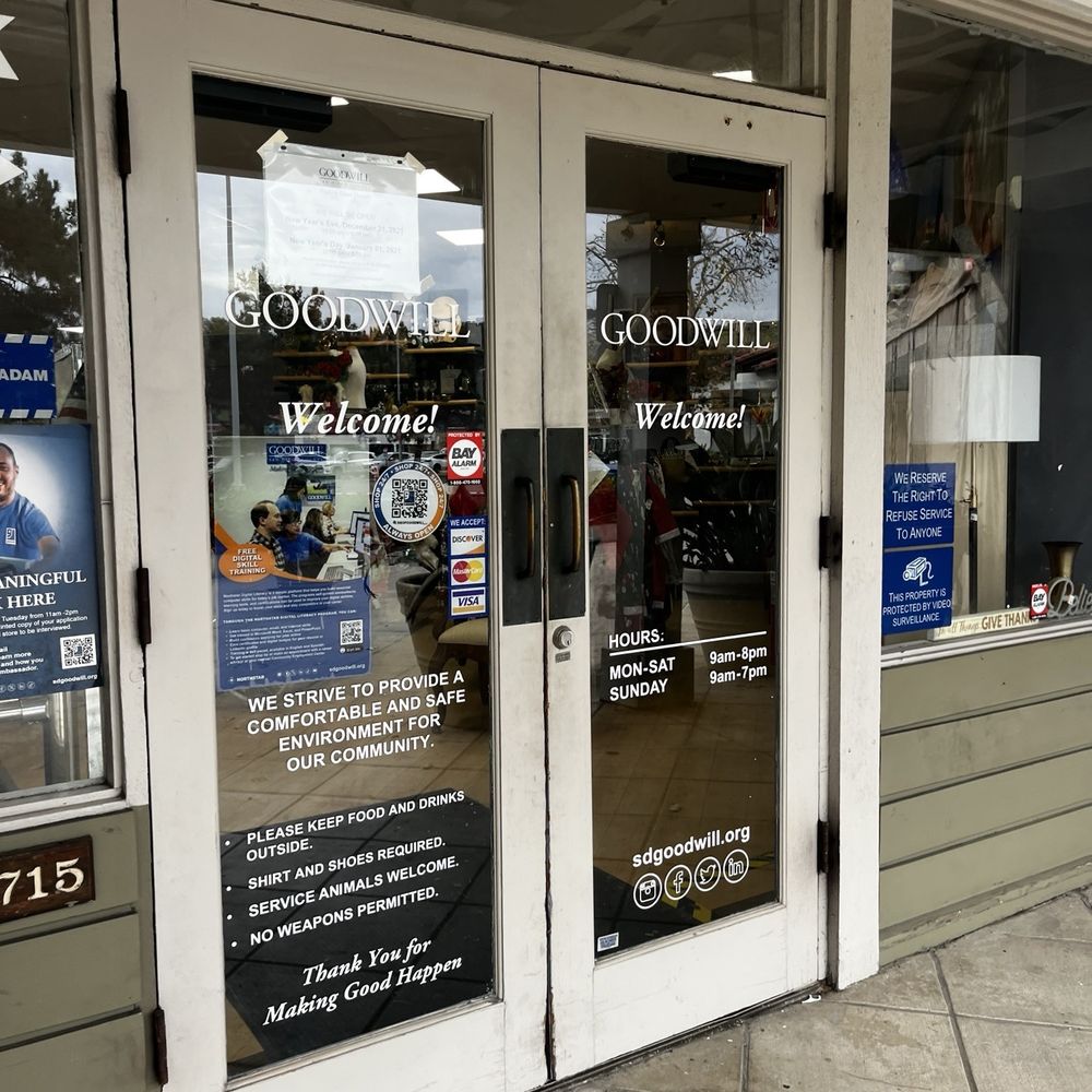 Goodwill - Outside - Thrift Stores Near Me - La Mesa, California Goodwill - Outside - Thrift Stores Near Me - La Mesa, California