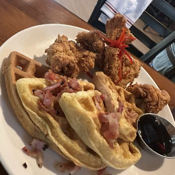 Park Bistro - Chicken & Waffles - Desserts Near Me - Lafayette, Louisiana