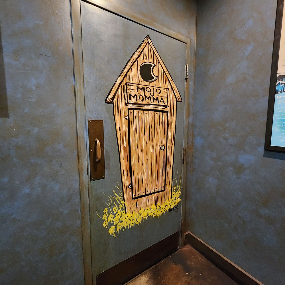 MOJO Kitchen, BBQ Pit Blues Bar - a door with a door handle - Barbeque Near Me - Jacksonville Beach, Florida MOJO Kitchen, BBQ Pit Blues Bar - a door with a door handle - Barbeque Near Me - Jacksonville Beach, Florida
