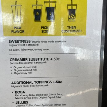 Bee & Tea - Menu - Bubble Tea Near Me - San Diego, California
