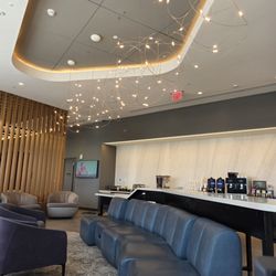 Admirals Club - View of the beverage side of the club