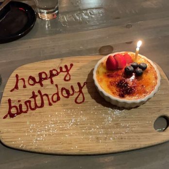Hook & Barrel - Birthday dessert - Seafood Near Me - Myrtle Beach, South Carolina