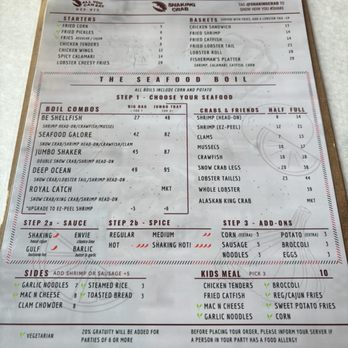 Shaking Crab - Boston Common - Menu - Cajun/Creole Near Me - Boston, Massachusetts Shaking Crab - Boston Common - Menu - Cajun/Creole Near Me - Boston, Massachusetts