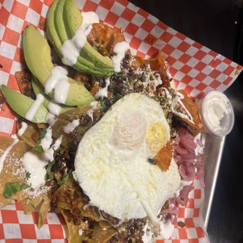 Hot Rod Diner - Chilaquiles with chorizo & 2 perfect eggs - Diners Near Me - Ceres, California