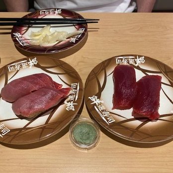 Waka Sakura - Chutoro and tuna - Conveyor Belt Sushi Near Me - Gardena, California Waka Sakura - Chutoro and tuna - Conveyor Belt Sushi Near Me - Gardena, California
