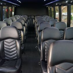 EZ Vans - Inside 30-31 Passenger corporate mini bus