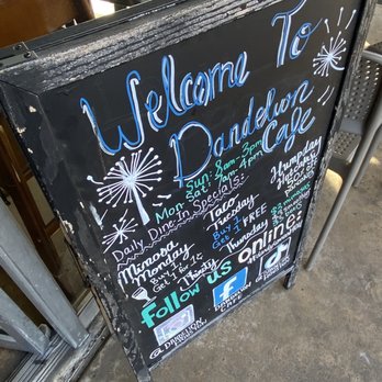 Dandelion Cafe - Signage - Coffee & Tea Near Me - Bellaire, Texas Dandelion Cafe - Signage - Coffee & Tea Near Me - Bellaire, Texas