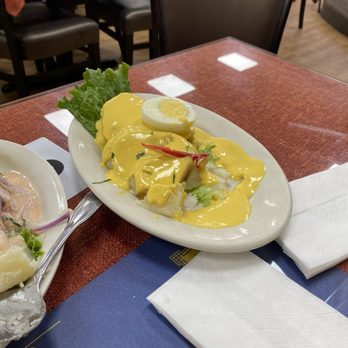 El Tesoro del Inca - Papa a la Huancana - Peruvian Near Me - Irving, Texas