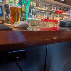 Pogacha's Pub 85 - Plugs at the bar!