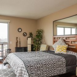 City Place Detroit Apartments - Serene and comfy studio apartment. (Unfortunately furnished apartments are not available)