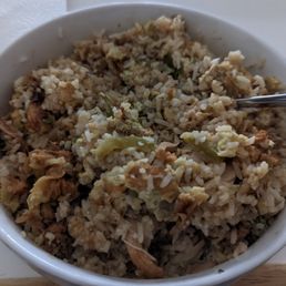 Egg Foo Young and White Rice Leftovers -- Yummy!!! Egg Foo Young and White Rice Leftovers -- Yummy!!!