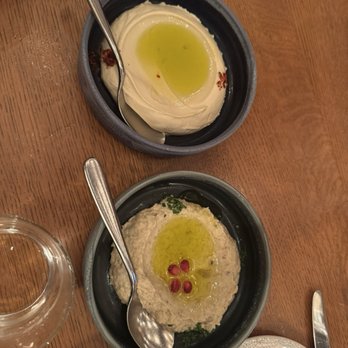 ilili NoMad - Hummus Baba Ghannouj - Mediterranean Near Me - New York, New York