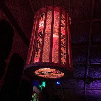 Wahi Hana - Hand made light over our table - Tiki Bars Near Me - Vancouver, Washington