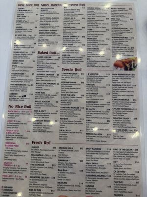 Menu photo 3 Master Sushi & Oyster Las Vegas, NV Menu photo 3 Master Sushi & Oyster Las Vegas, NV