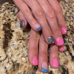 Dip nails-I wanted my own nails, not tips. Dip nails-I wanted my own nails, not tips.