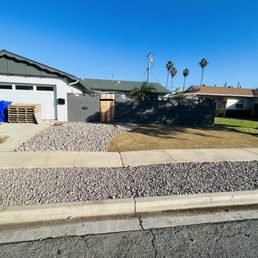 Front yard after Front yard after