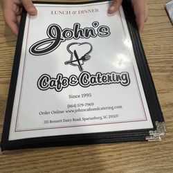John's Cafe & Catering - Menu