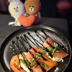 ADEZ Steakhouse & Lounge - Watermelon Caprese Salad - a pleasant surprise!
