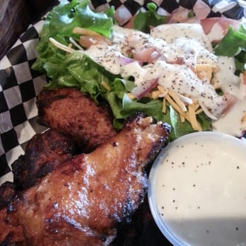 The Camp Bar - 5 honey bbq wings & side salad only $6 - Bars Near Me - Tacoma, Washington The Camp Bar - 5 honey bbq wings & side salad only $6 - Bars Near Me - Tacoma, Washington