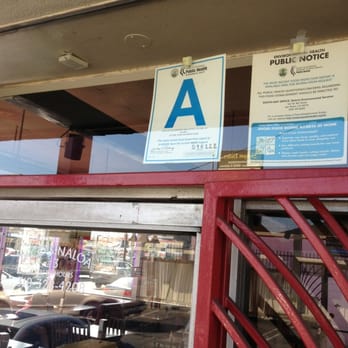 Taco Sinaloa - Proof they have an "A" sign. - Mexican Near Me - Torrance, California Taco Sinaloa - Proof they have an "A" sign. - Mexican Near Me - Torrance, California