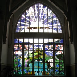 LightGarden Glass Art - "River of Life" Zion Lutheran Church, 2001