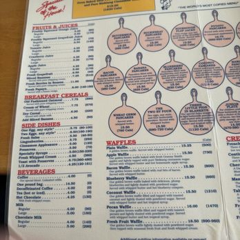 The Original Pancake House - Menu April 2026 - Breakfast & Brunch Near Me - Portland, Oregon