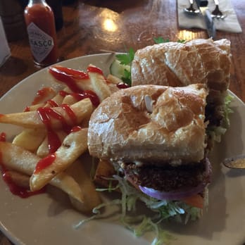 The Kettle - Po Boy Crab Cake sandwich with steak fries - Diners Near Me - Manhattan Beach, California The Kettle - Po Boy Crab Cake sandwich with steak fries - Diners Near Me - Manhattan Beach, California