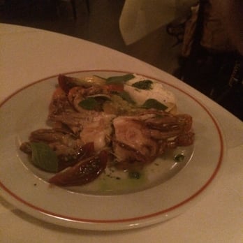 FIG - Soft shell crab and burrata caprese - New American Near Me - Charleston, South Carolina